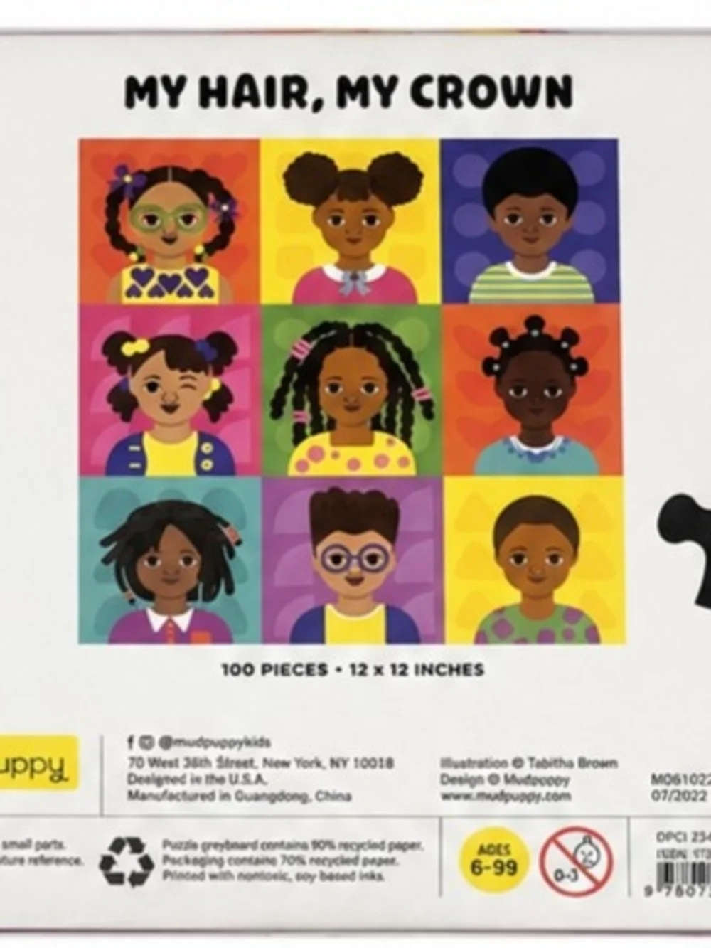 My Hair, My Crown 100 Piece Kids Puzzle
